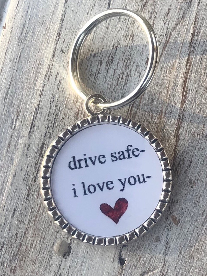 Drive safe I love you keychain new driver gift sweet 16 Etsy