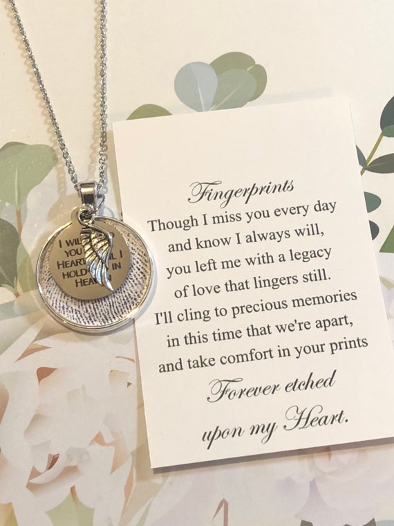 Fingerprint Necklace Thumbprint 