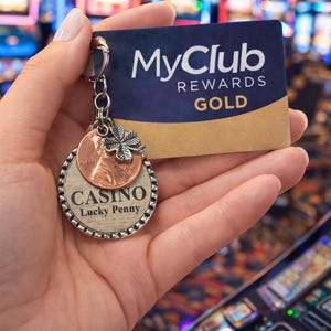 Casino Lucky Penny • Casino lucky charm • Good luck charm • Slot machine player • Slots • Casino lover gift • Gambling gift • Gambler gift