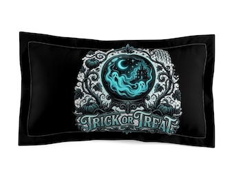 Funda de almohada con diseño de fantasmas a la luz de la luna para Halloween