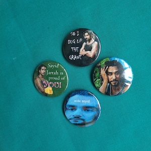 テレビドラマ「LOST」（2004年～2010年）のサイードのピンバッジ4個セット