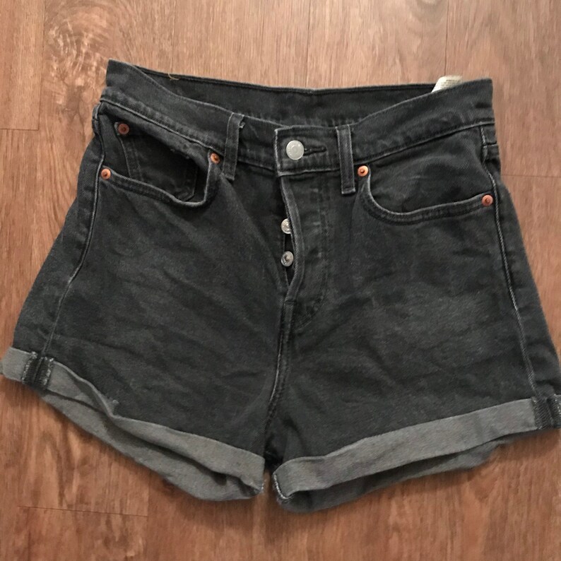 vintage style denim shorts