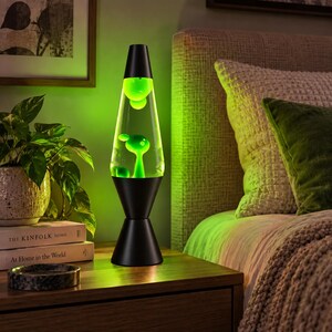 green lava lamp, vintage lava lamp, unique lava lamp, black lava lamp, retro lava lamp, colorful lava lamp, gaming room decor, bedside lamp, groovy decor, Y2K room decor, ambient lighting, aesthetic bedroom decor, colorful lamp, desk light, gift for him, unique lava lamp, gaming room decor, Unique Gift for Teens, Housewarming Gift, Holiday Gift for Teen Girl, Gift for Teen Boy, Hypnotic Wax Lamp, retro motion lamp, wax lamp, aesthetic room decor, bedroom night lamp, unique home decor