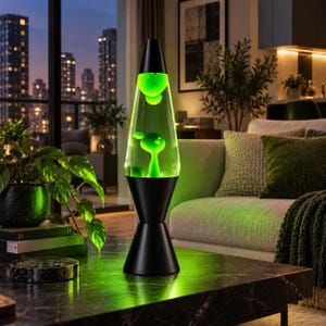 green lava lamp, vintage lava lamp, unique lava lamp, black lava lamp, retro lava lamp, colorful lava lamp, gaming room decor, bedside lamp, groovy decor, Y2K room decor, ambient lighting, aesthetic bedroom decor, colorful lamp, desk light, gift for him, unique lava lamp, gaming room decor, Unique Gift for Teens, Housewarming Gift, Holiday Gift for Teen Girl, Gift for Teen Boy, Hypnotic Wax Lamp, retro motion lamp, wax lamp, aesthetic room decor, bedroom night lamp, unique home decor
