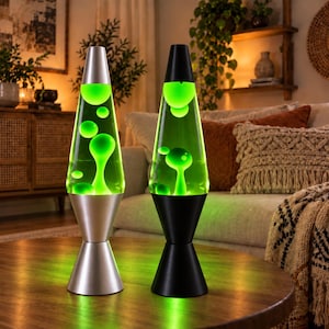 green lava lamp, vintage lava lamp, unique lava lamp, black lava lamp, retro lava lamp, colorful lava lamp, gaming room decor, bedside lamp, groovy decor, Y2K room decor, ambient lighting, aesthetic bedroom decor, colorful lamp, desk light, gift for him, unique lava lamp, gaming room decor, Unique Gift for Teens, Housewarming Gift, Holiday Gift for Teen Girl, Gift for Teen Boy, Hypnotic Wax Lamp, retro motion lamp, wax lamp, aesthetic room decor, bedroom night lamp, unique home decor