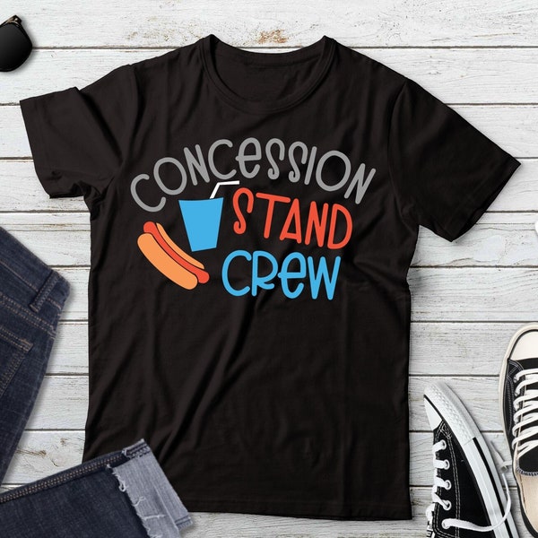 Concession Stand Crew svg, Hotdog Clip Art, Food Sublimation, svg, dxf, png, Cut Files