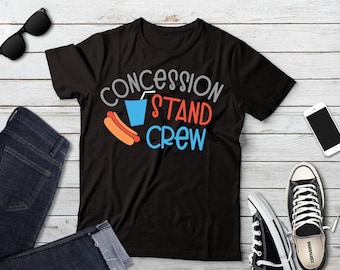 Concession Stand Crew svg, Hotdog Clip Art, Food Sublimation, svg, dxf, png, Cut Files