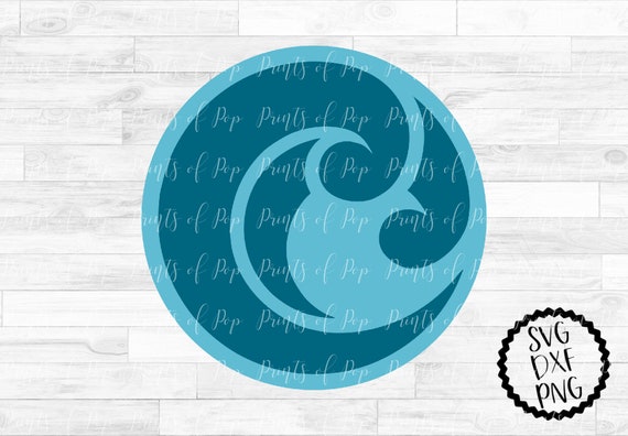 Download Wave Circle Svg Ocean Wave Clip Art Wave Sublimation Svg Etsy