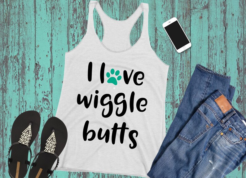 Download Dog Mom svg I love Wiggle Butts Puppy Sublimation SVG DXF | Etsy