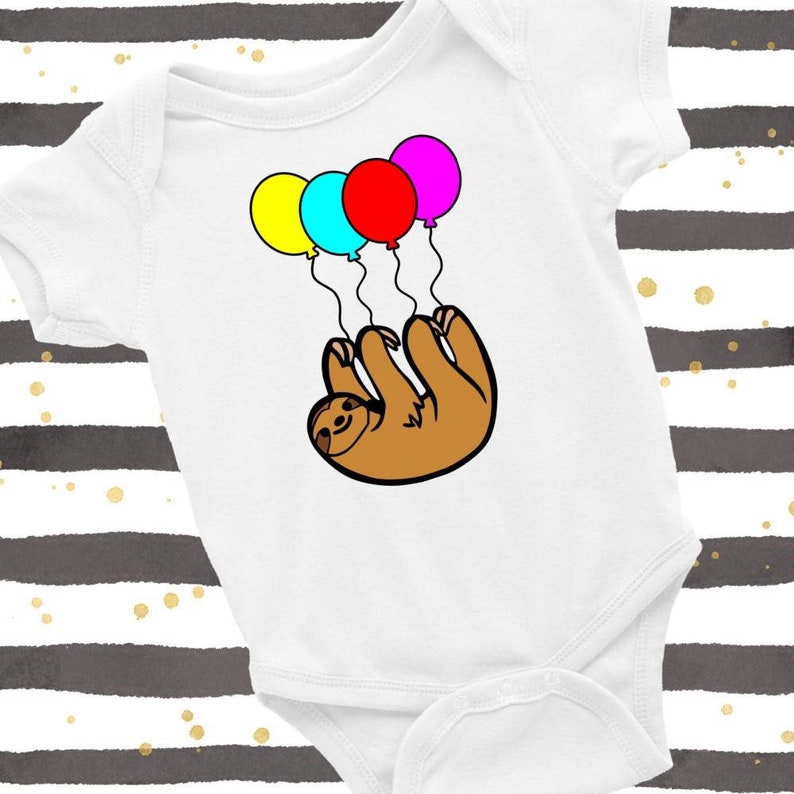 Download Sloth svg Party Sloth Clip Art Birthday Sublimation svg | Etsy