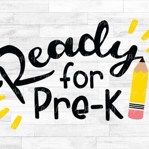 Ready For Kindergarten Svg Kindergarten Pencil Clip Art Etsy Ready For Kindergarten Svg Kindergarten Pencil Clip Art Etsy