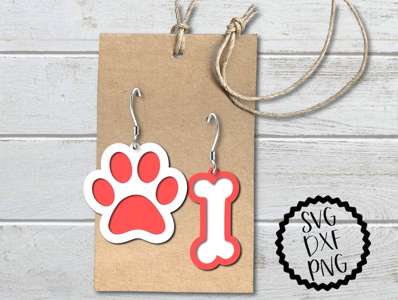 Free Free Paw Print Earring Svg 855 SVG PNG EPS DXF File