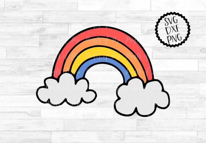 Rainbow Clip Art Rainbow Sublimation Rainbow svg svg Cut File dxf png
