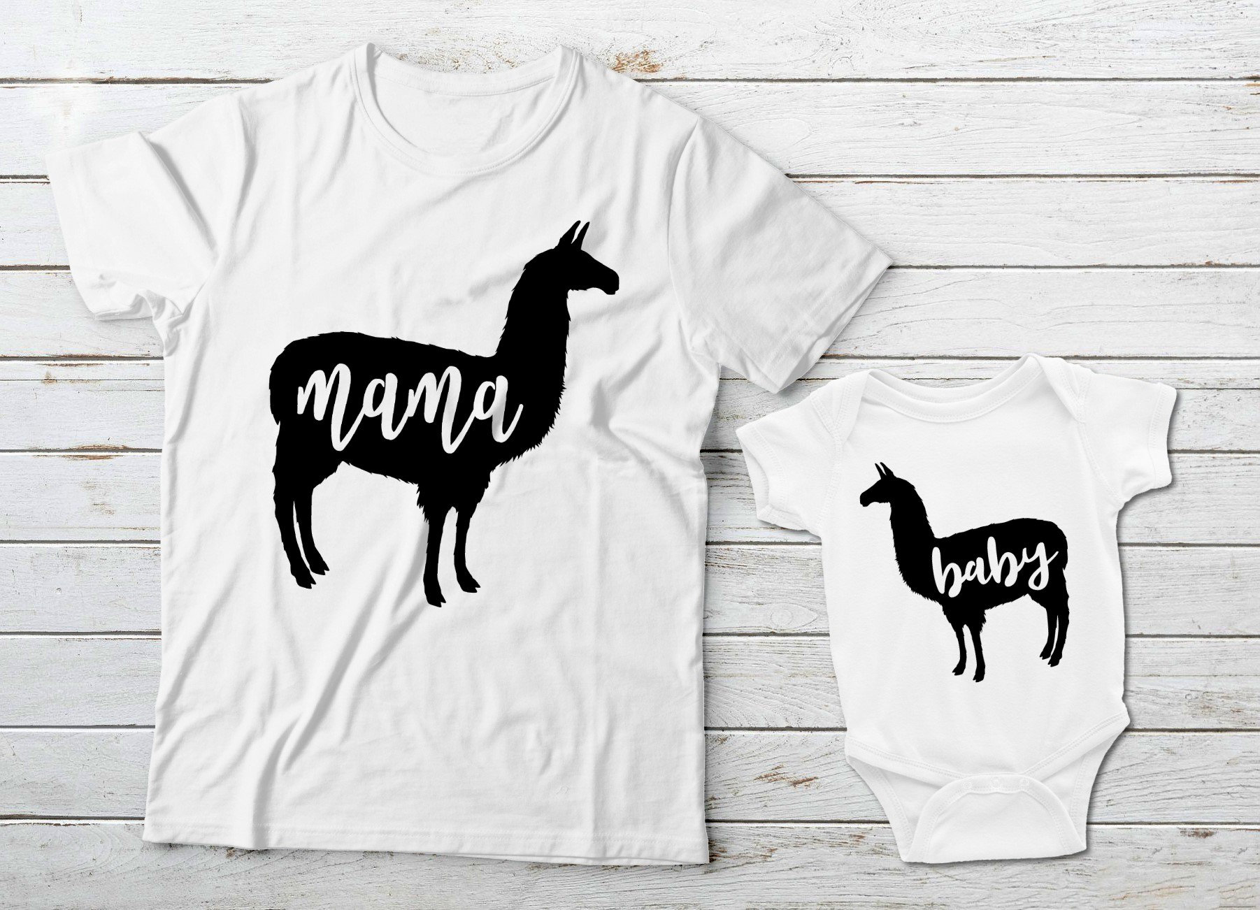 Download Mama Llama Svg Baby Llama Clip Art Llama Sublimation Svg Etsy