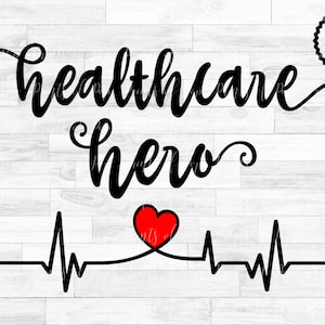 Healthcare Hero svg, Nurse Sublimation, Doctor Clip Art, svg, dxf, png, Cut Files