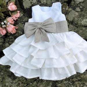 Robe Bapteme Bebe Fille Blanche Lin Et Dentelle Bebe Fille De Etsy Robe Bapteme Bebe Fille Blanche Lin Et Dentelle Bebe Fille De Etsy