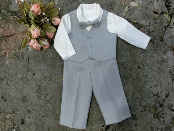 baby boy grey suits for weddings