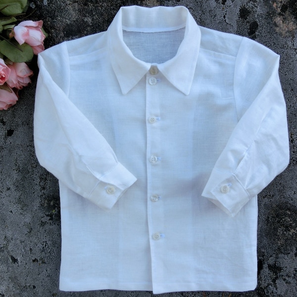 Boys Linen Shirt Etsy