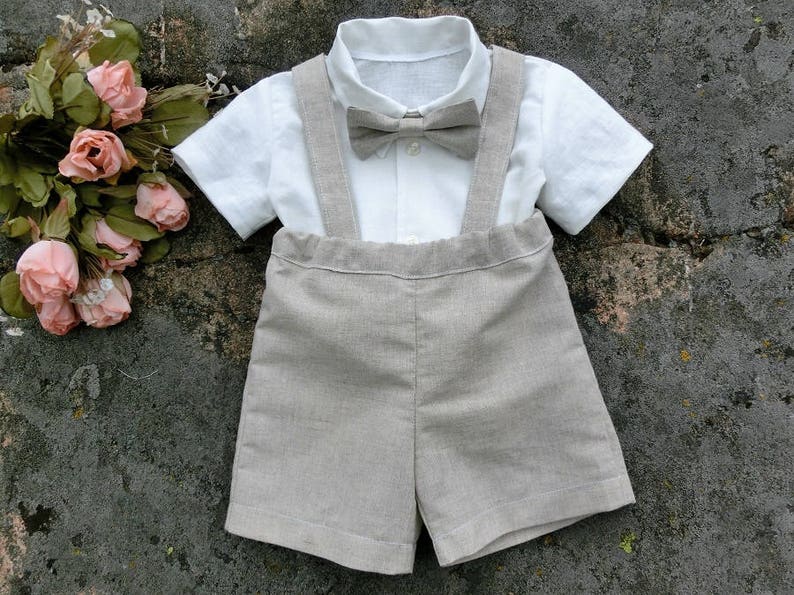 baby boy suspender shorts