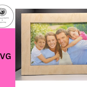 Plain wood 5 x 7 photo frame SVG, Family, photo frame, svg, family, picture, laser cut photo frame, pretty, DIY, svg, blank frame, photo