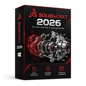 SOLIDWORKS 2026 3D CAD Software | Lifetime License - Instant Download