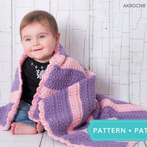 Gaelle's Baby Blanket. Crochet Pattern by Akroche Tatuk english and ...