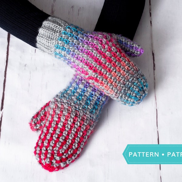 Mitaines Alberta - PDF Crochet Pattern