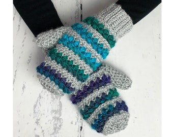 Himalayan mittens - PDF Crochet Pattern