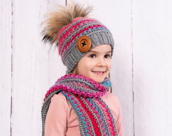 Himalayan (hat and scarf) - PDF Crochet Pattern