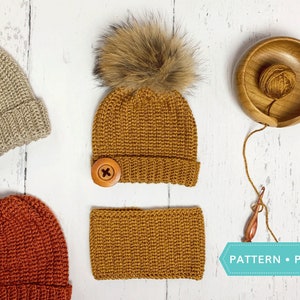 Norway (hat and cowl) - PDF Crochet Pattern