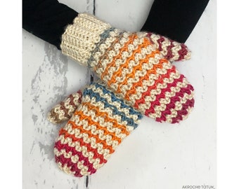 Mittens Hudson - PDF Crochet Pattern