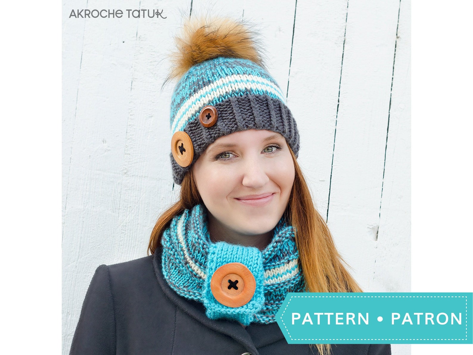 KNITTING Pattern Only Rustik Kit Pattern by Akroche Tatuk Etsy