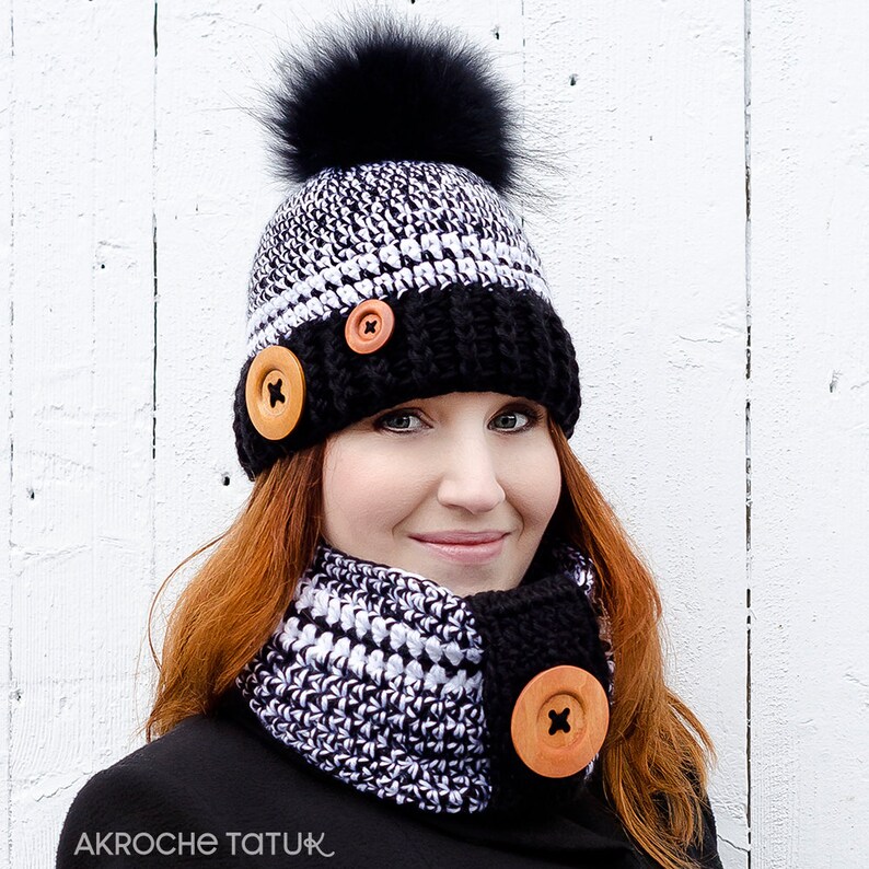 Pattern only Rustik kit crochet pattern by Akroche Tatuk english and french. image 8