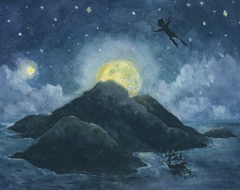 リトグラフ ピーターパン THE DEFEAT OF THE PIRATES John Hassall : Peter Pan - the Defeat of the Pirates (1907