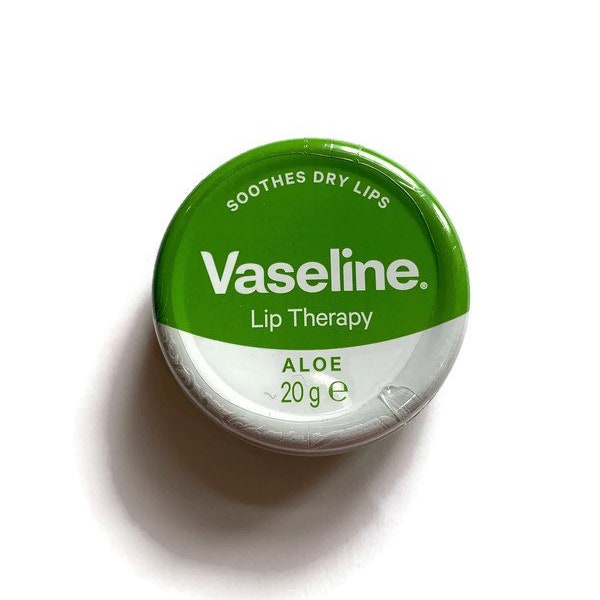 Vaseline lip therapy aloe 20g tin, new and sealed.