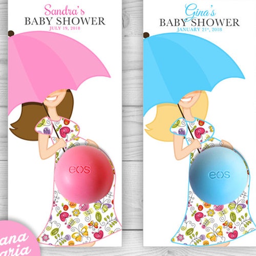 EOS Baby Shower Favors Eos Holder Printable Favor Tags - Etsy