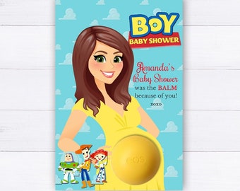 Toy Story Boy Baby Shower Favor Cards - PRINTABLE TEMPLATE