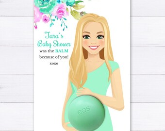 EOS Baby Shower Favors Eos Holder Printable Favor Tags | Etsy