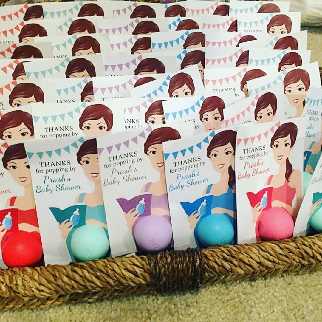EOS Baby Shower Favors - Eos Holder - Printable Favor Tags - Eos Balm ...
