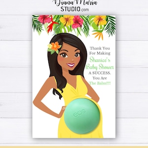 ドライブバイベビーシャワーの記念品 Eos バームホルダー - アフリカ系アメリカ人の妊婦向けベビーシャワーの記念品
