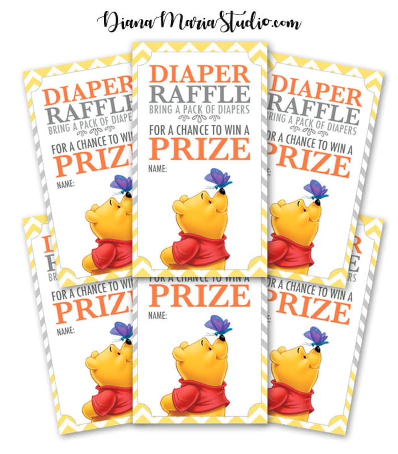 Printable Diaper Raffle Tickets Winnie The Pooh Game DIY Etsy printable-diaper-raffle-tickets-winnie-the-pooh-game-diy-etsy