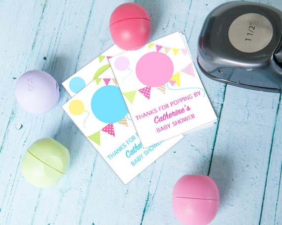 eos lip balm baby shower favors