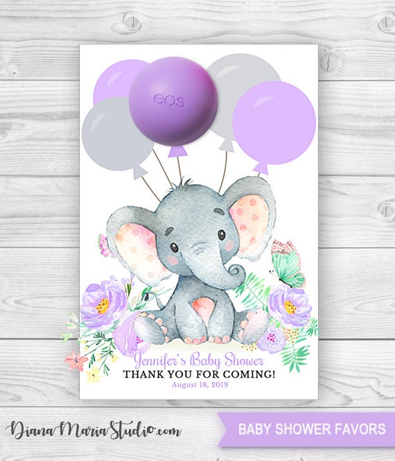 Elefante bebé ducha, floral elefante bebé ducha, púrpura elefante bebé  ducha, niña elefante bebé ducha, descarga instantánea, imprimible