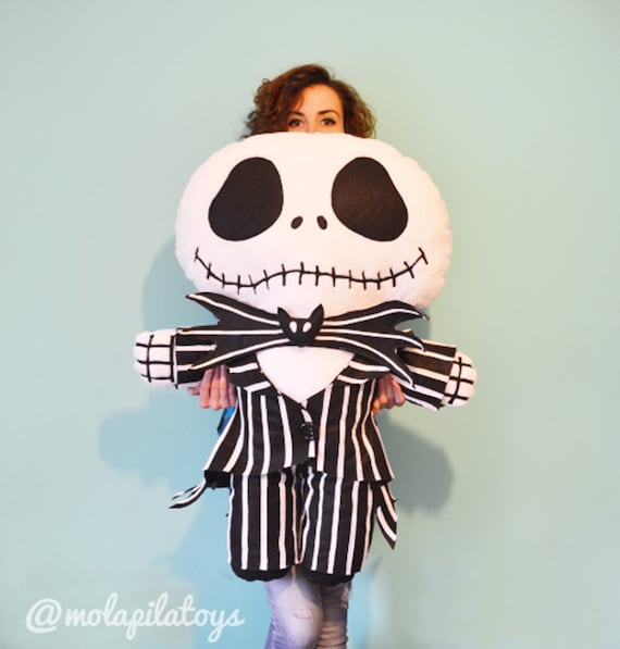 Big Jack Skellington Plush Toy Etsy