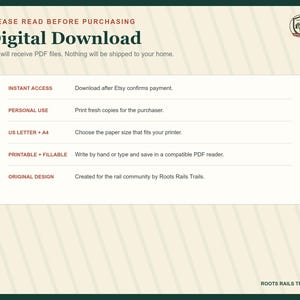 Railroad Event Planning Kit Printable, Train Club and Historical Society Organizer, Vendor Volunteer Budget Fillable PDF