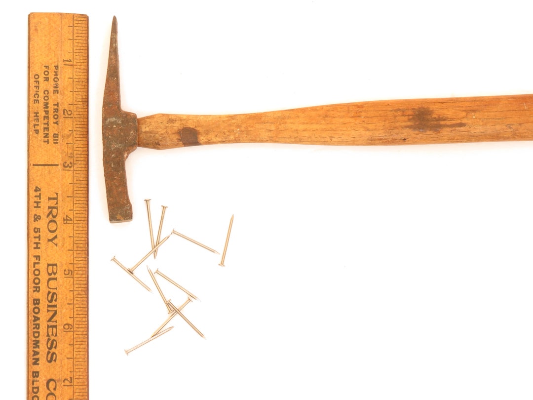 Antique Tack Hammer Old Wood Handled Small Hammer Vintage Tools Antique