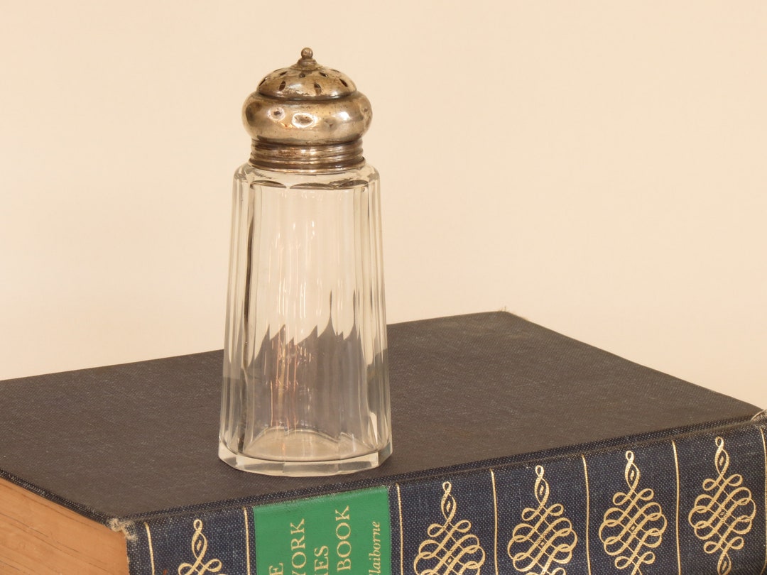 Antique Sugar Shaker Old Sugar Shaker Cut Glass Sugar Shaker Vintage
