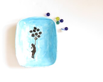 Vintage Studio Pottery Dish - Vintage Handmade Pottery Dish - Vintage BOHO Pottery - MCM Studio Pottery
