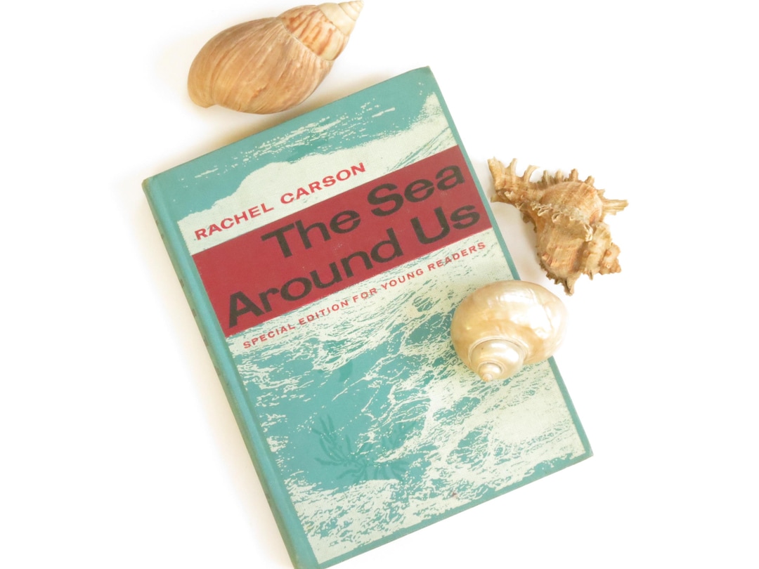 Vintage Rachel Carson the Sea Around Us Book Vintage Ocean Young