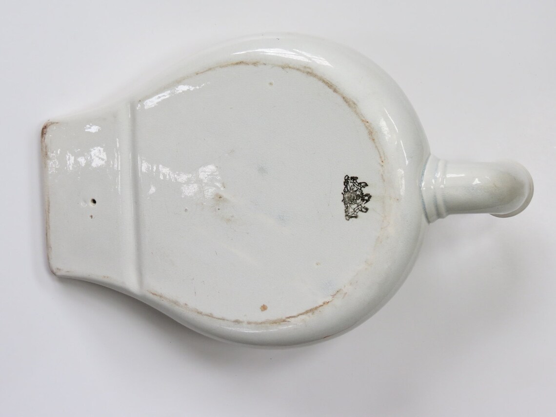 Vintage White Ironstone Bed Pan / Antique Bed Pan / White / Etsy